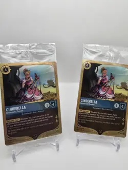 2x Cinderella - Resourceful Traveler 47 Disney Lorcana Promo Cards Holo - Image 1