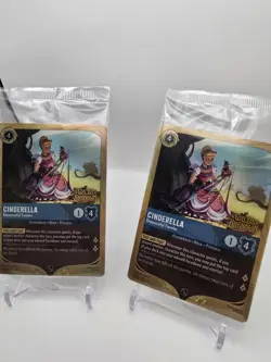 2x Cinderella - Resourceful Traveler 47 Disney Lorcana Promo Cards Holo - Image 2