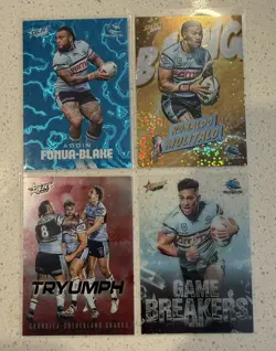 2026 NRL Select League Heroes - Cronulla Sharks Bundle AFB / 450 & Tryumph Rare - Image 1