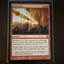 Reiterate #175 MTG Time Spiral 2006 Rare Regular English Authentic - Image 1