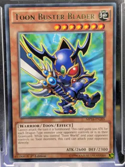Toon Buster Blader MP16-EN205 Rare LP/NM Yugioh Cards - Image 1