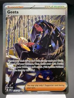 Geeta 226/197 - Special Illustration Rare - Obsidian Flames Pokemon Card MINT - Image 1
