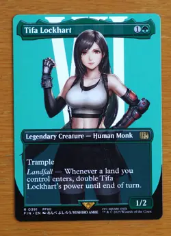 Tifa Lockhart #391- Borderless Regular - Final Fantasy MTG Near Mint Card - Image 1
