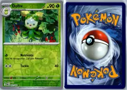 Pokemon Card - Dolliv 022/182 - Destined Rivals - Common Reverse Holo - NM - Image 3