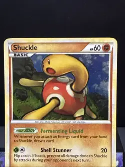 Pokemon Card Shuckle HGSS15 Black Star Promo Holo HeartGold SoulSilver LP - Image 2