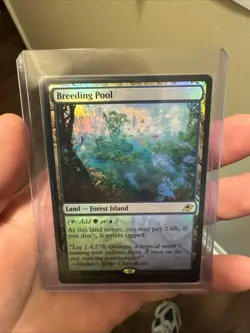 1x Breeding Pool - Foil NM-Mint, English Edge of Eternities MTG Magic - Image 1