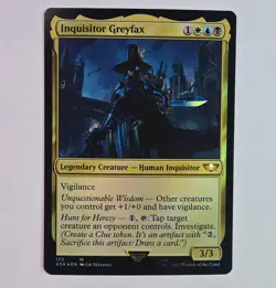 Inquisitor Greyfax 173 Universes Beyond: Warhammer 40,000 MTG Foil LP - Image 1