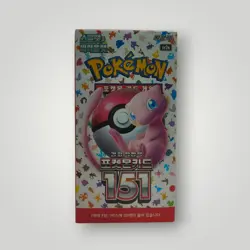 Pokemon 151 Booster Box (20 Packs) Korean – Pokemon TCG - Image 1