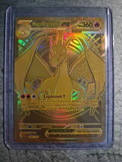 Mega Charizard Y EX 294/217 Gold Hyper Rare, Ascended Heroes, Pokemon TCG (NM) - Image 1