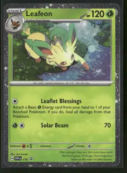 Pokemon Leafeon - (Cosmos Holo) Promo 170 SVP Scarlet & Violet Promo Cards NM - Image 1