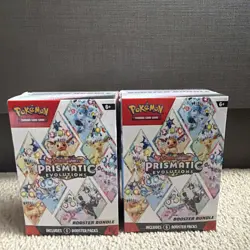 Pokemon TCG Prismatic Evolutions Booster Bundle Factory Sealed, x 2| TRUSTED‼ - Image 1