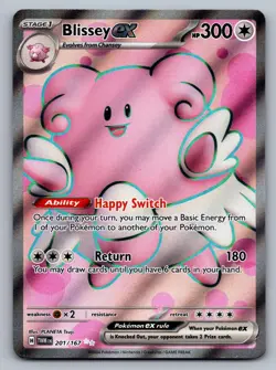 Blissey ex 201/167 Ultra Rare Twilight Masquerade Pokemon NM - Image 1