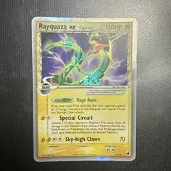 Rayquaza ex 97/101 Delta Species – EX Dragon Frontiers – Holo Rare Pokemon Card - Image 1