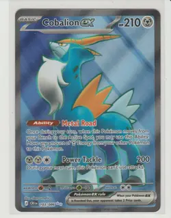 Cobalion ex - Ultra Rare Pokemon Card CRI 103/086 - Image 1