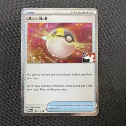 Ultra Ball 131/132 HOLO Play! Pokemon Prize Pack Series 9 Stamped (NM) - Image 1