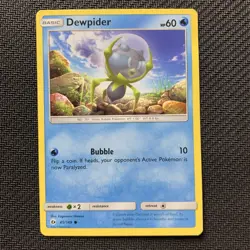 Dewpider 45/149 Pokemon TCG: Sun & Moon Lightly Played (LP) - Image 1