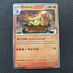 Emboar 013/086 HOLO Play! Pokemon Prize Pack Series 8 Stamped Near Mint (NM) - Image 1