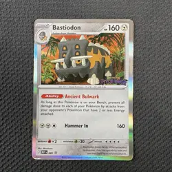 Bastiodon MEP085 Pokemon TCG: Black Star Promos Near Mint (NM) Pre-Release Stamp - Image 1