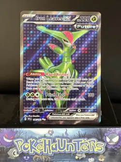 Pokemon Card Iron Leaves ex 186/162 Ultra Rare Temporal Forces L/P - Image 1