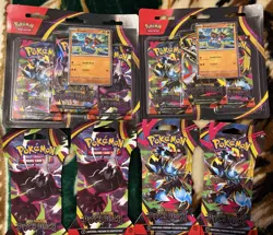 Pokemon TCG Pitch Black 2 - 3 Pack Blister And 4 - Single Booster Packs Sealed - Image 1
