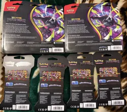 Pokemon TCG Pitch Black 2 - 3 Pack Blister And 4 - Single Booster Packs Sealed - Image 2