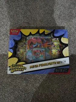 Pokemon TCG - Ascended Heroes - Mega Feraligatr EX Box - New & Sealed ✅ 📦💨 - Image 1