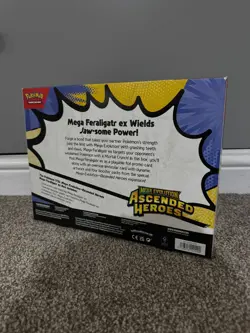 Pokemon TCG - Ascended Heroes - Mega Feraligatr EX Box - New & Sealed ✅ 📦💨 - Image 2