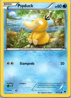 Pokemon TCG Psyduck 16/122 BREAKpoint NM - Image 1