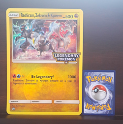 The Pokemon Company Reshiram Zekrom & Kyurem Jumbo Promo Holo Oversized 500 HP - Image 1