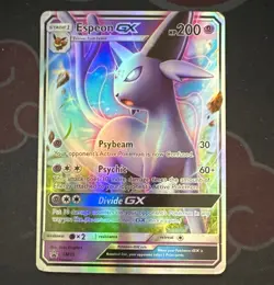 The Pokemon Company Pokemon TCG Espeon GX SM35 Promo Holo GX HP 200 - Image 1