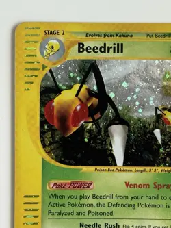 Pokemon TCG Beedrill H4/H32 Skyridge Holo E-Reader - Image 2