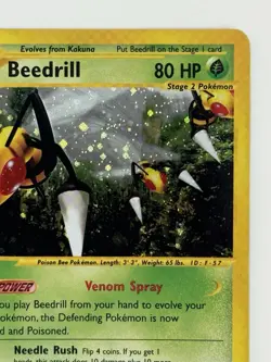 Pokemon TCG Beedrill H4/H32 Skyridge Holo E-Reader - Image 3