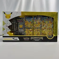 Pikachu V-Union Premium Playmat Collection Box Pokemon TCG: Celebrations Sealed 820650809897 - Image 1