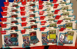Pokemon Journey Together - Scrafty 3-Pack Booster Blister Factory Sealed - Image 1