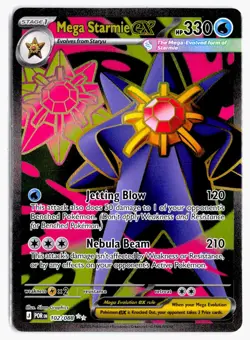 Mega Starmie ex 102/088 Ultra Rare Perfect Order Pokemon Holo NM - Image 1