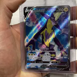 Pokemon Toxtricity V 182/192 Rebel Clash NM/MT Full Art Ultra Rare Pokemon Card - Image 2