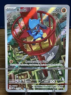 The Pokemon Company Riolu 010 ME: Mega Evolution Promo Full Art Holo Eng 80 HP - Image 1
