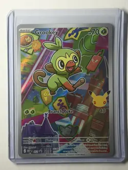 Grookey Pokemon First Partner Illustration Series 2 052 Promo 30th Anniversary 2 - Image 1