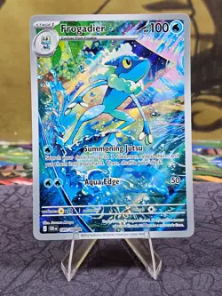 Pokemon TCG Frogadier 089/086 Holo Illustration Rare Chaos Rising NM - Image 1