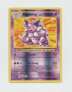 Pokemon TCG Nidoking XY: Evolutions Set 45/108 Reverse Holo Rare 2016 - Image 1