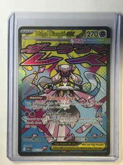 Mega Diancie ex 267/217 Mega Attack Rare ME: Ascended Heroes Pokemon Near Mint - Image 1