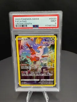 Pokemon Latias Crown Zenith GG20/GG70 Ultra Rare Full Art Holo PSA 9 2023 - Image 1