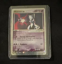 Pokemon Mewtwo ex 101/109 EX Ruby & Sapphire 2003 Holo Rare EX - Image 1