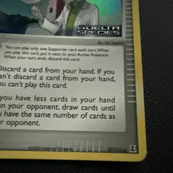Pokemon TCG Holon Scientist 97/113 Delta Species Reverse Holo HP - Image 5