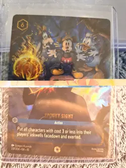 Spooky Sight (Enchanted) 237/204 Foil Whispers in the Well - Disney Lorcana - NM - Image 3
