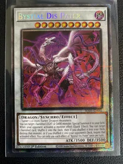 YuGiOh Rarity V 5 RA05-EN041 Bystial Dis Pater Starlight Rare - Image 2