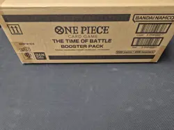 One Piece TCG English OP-16 The Time Of Battle Booster Box Case New & Sealed - Image 1