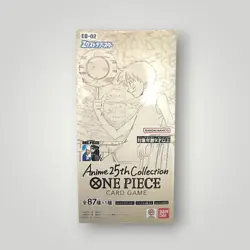 EB-02 Anime 25th Collection ONE PIECE Card Game Booster Box – Japanese - Image 1
