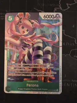 Perona OP14-033 SR | NM | The Azure Sea's Seven | One Piece TCG | English - Image 1