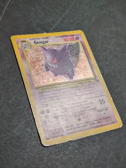 Pokemon TCG Gengar Fossil Holo Card 5/62 Unlimited Rare HP - Image 2